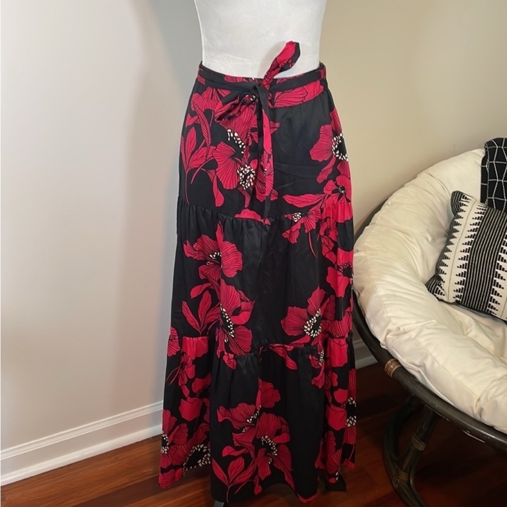 Who What Wear flamenco inspired maxi skirt